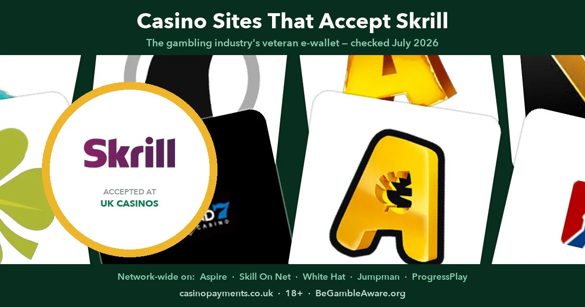 Casino sites that accept Skrill deposits, from Karamba to Videoslots across the UK long tail