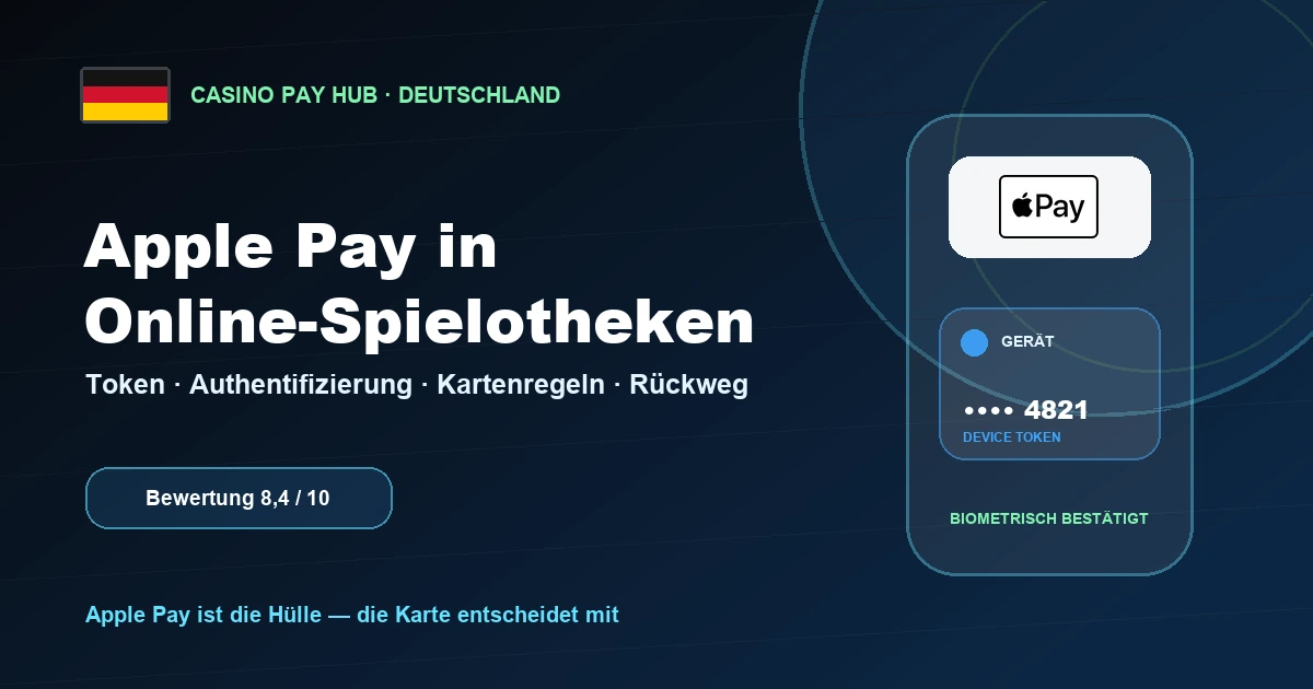Apple Pay Casinos in Deutschland: Einzahlung, Token und Auszahlung (2026)