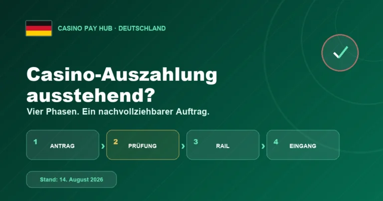 Casino-Auszahlung ausstehend: Phasen, Nachweise und Lösungen in Deutschland