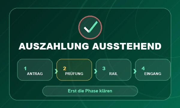 Statusmodell für eine ausstehende Casino-Auszahlung in Deutschland