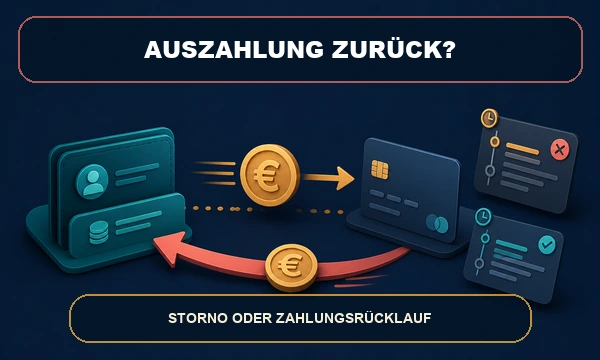 Stornierte Casino-Auszahlung mit Rückbuchung auf das Spielerkonto