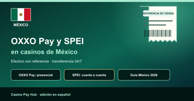 Guía de OXXO Pay y SPEI en casinos de México