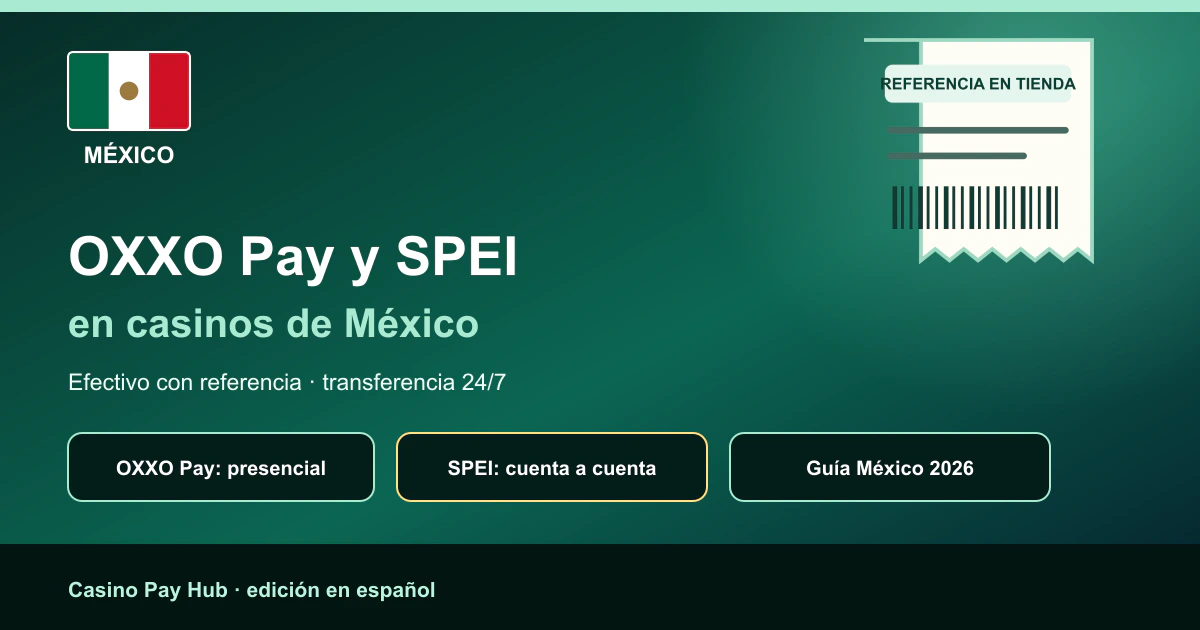 OXXO Pay y SPEI en Casinos de México: Guía 2026
