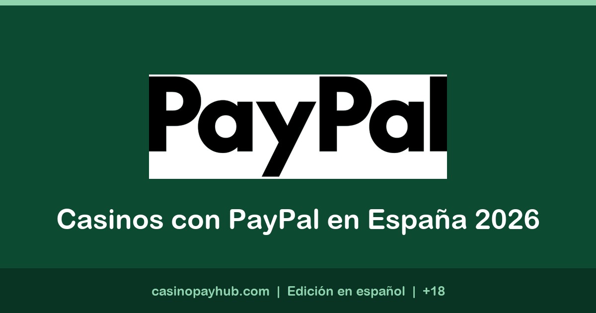 Casinos con PayPal en España: Depósitos y Retiradas (2026)