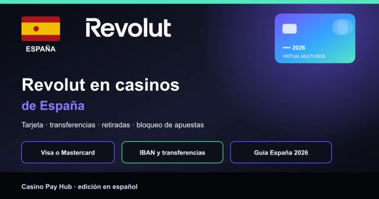 Guía de Revolut para casinos regulados de España en 2026