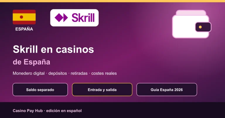 Guía de Skrill para depósitos y retiradas en casinos de España