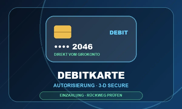 Debitkarte für Einzahlungen in deutschen Online-Spielotheken