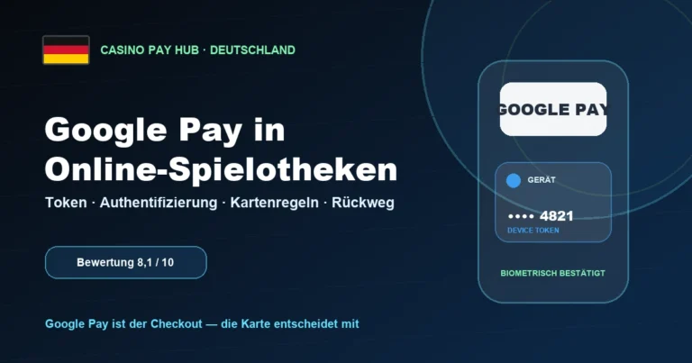 Google Pay Casinos in Deutschland: Kartentoken und Auszahlung