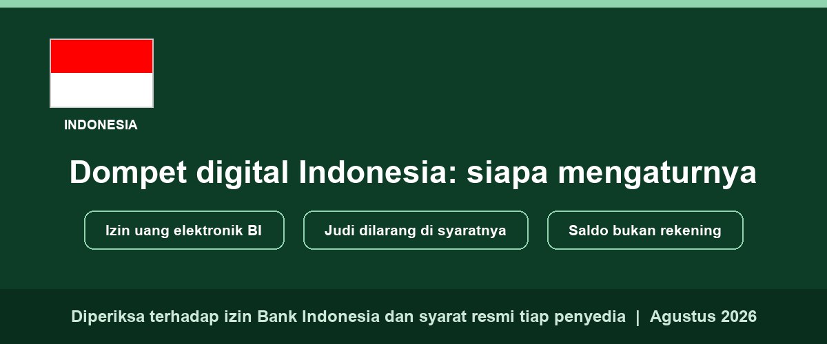 Dompet digital Indonesia: siapa mengaturnya