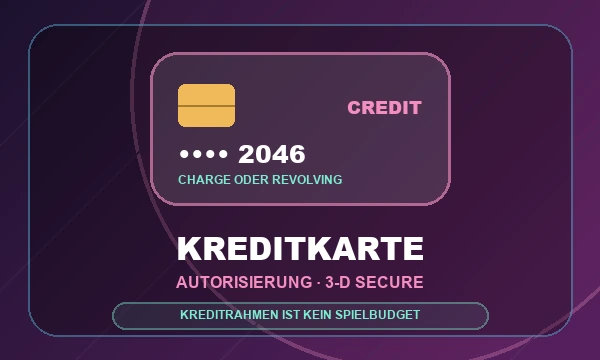 Kreditkarte für Einzahlungen in deutschen Online-Spielotheken
