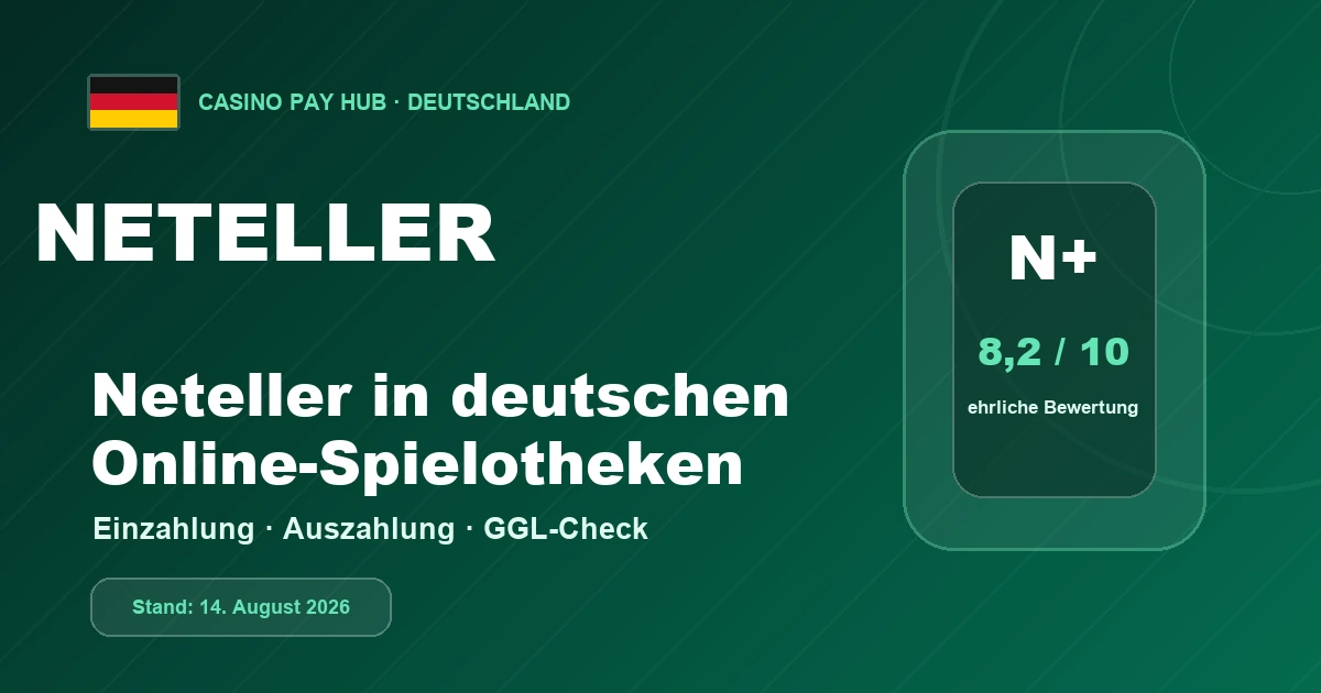 Neteller Casinos in Deutschland: Wallet, Net+ und Auszahlung (2026)