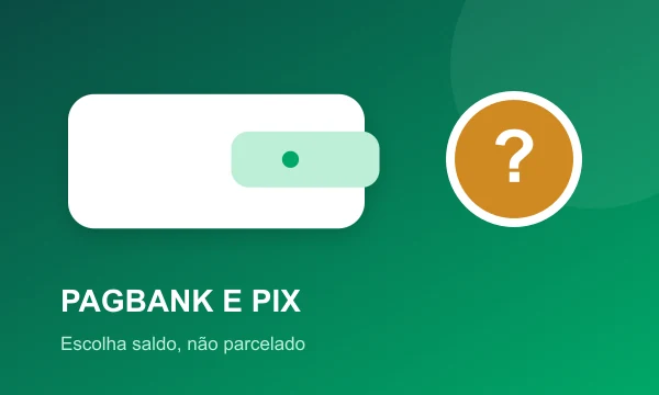 PagBank em cassinos com Pix usando saldo da conta