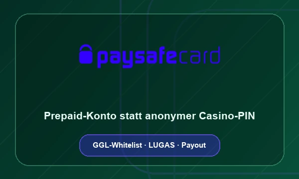 Paysafecard-Konto für Einzahlungen in deutschen Online-Spielotheken