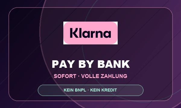 Klarna Pay by Bank für deutsche Online-Spielotheken
